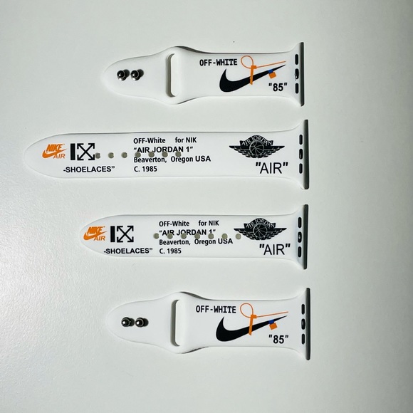 2 pcs Nike Silicone Wristlet Band for Apple Watch, T500+ - Picture 15 of 16